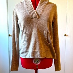 Eddie Bauer Knit Hooded Sweater Small EUC